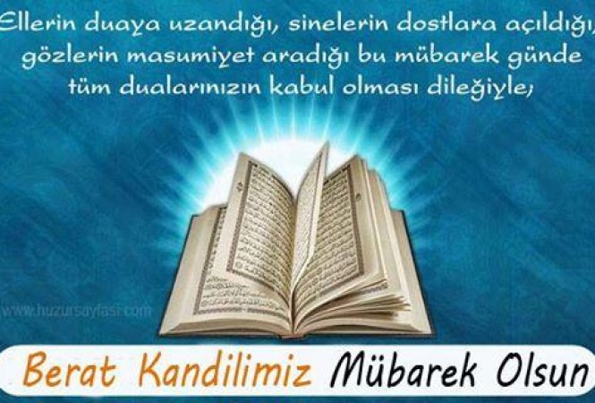 BELEDİYE BAŞKANIMIZ SAYIN HAŞİM ŞENTÜRK'BEY'DEN KANDİL MESAJI...